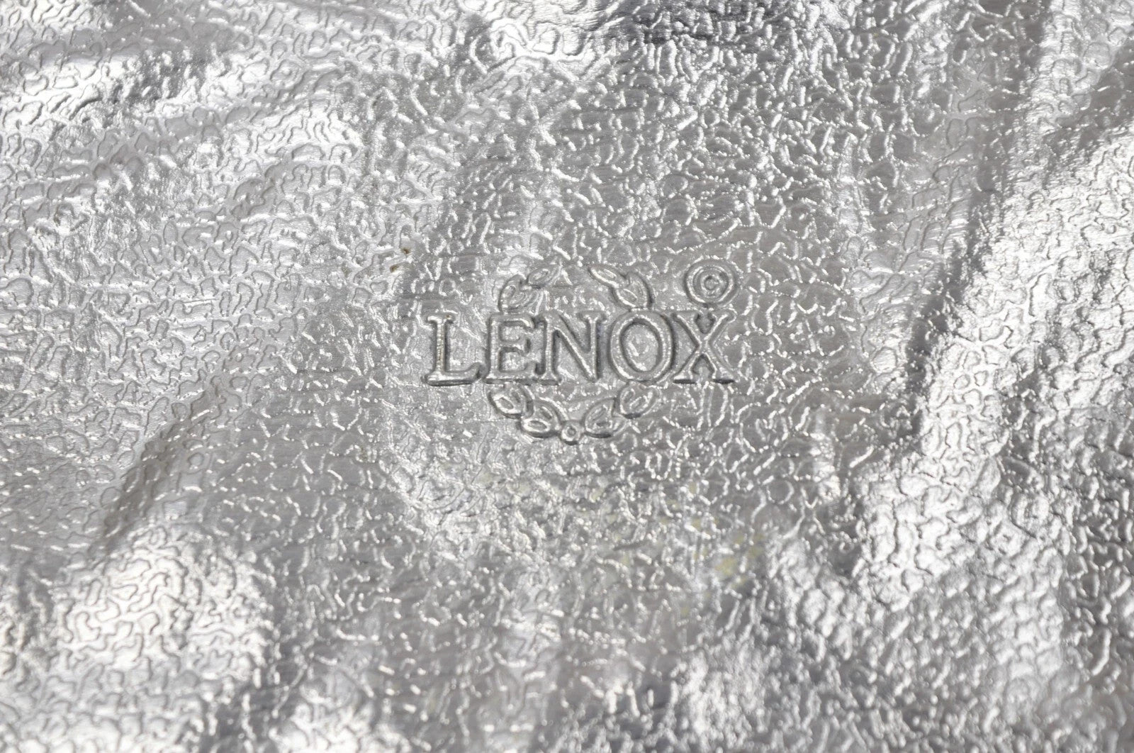 Vintage Lenox Retired Large Rooster Pewter Metal Holiday Serving Platter Tray