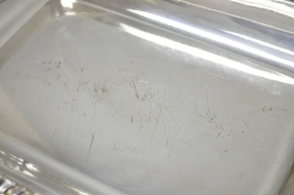 Antique English Regency Georgian Silver Plated Covered Chafing Serving Dish