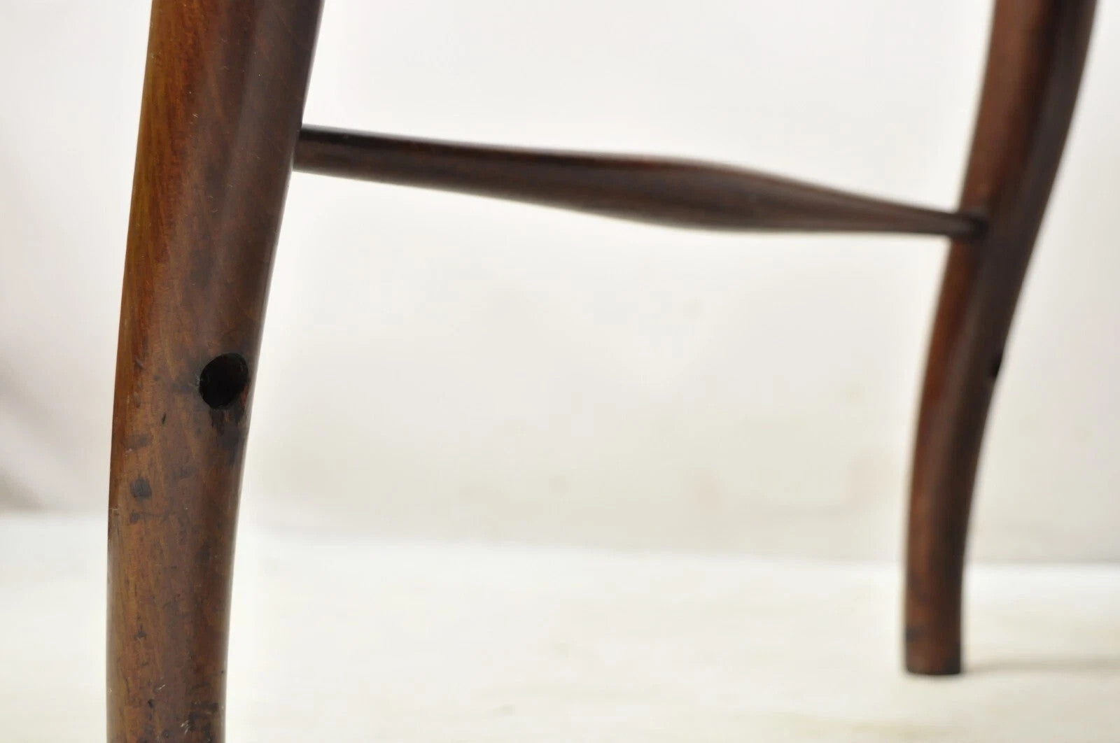 Antique Art Nouveau Mahogany Tall Finial Parlor Side Chair after J.S. Henry