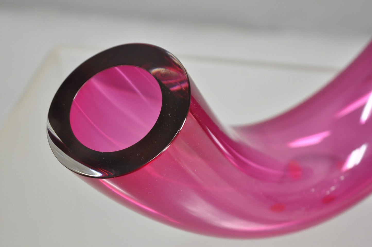 Studio Ahus Bent Glass Tube Sculpture Hanne Dreutler Arthur Zirnsack Sweden 1993