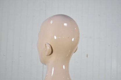 Vintage Female Woman Fiberglass Full Mannequin Dress Form Display on Stand