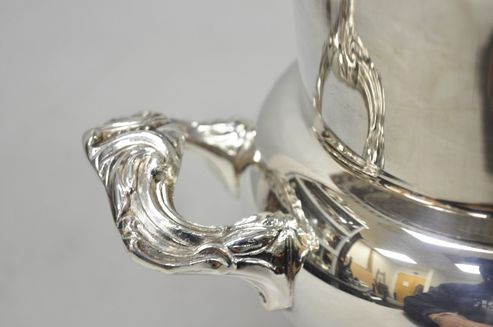 Happy 25th Anniversary Mom+Dad Silver Plated Trophy Cup Urn Champagne Ice Bucket