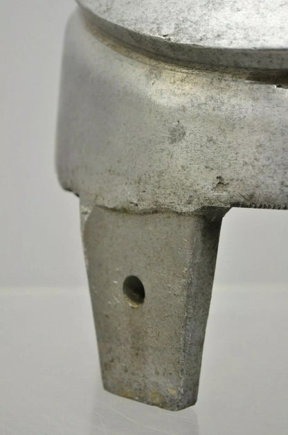 Vintage Vogue New York Aluminum 22 450 Woman's Hat Block Mold Form Millinery D