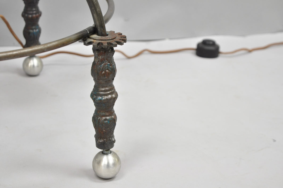 Unique Vintage Retro Steampunk Adjustable Cantilever Pulley Victorian Floor Lamp