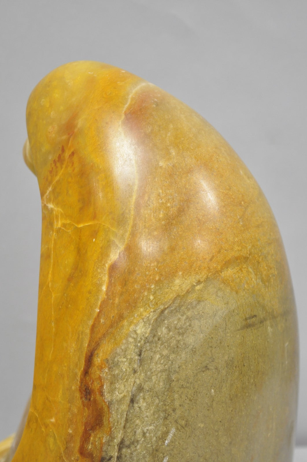 Vintage Seymour Shuren Modern Carved Alabaster Mother & Child Figure Sculpture