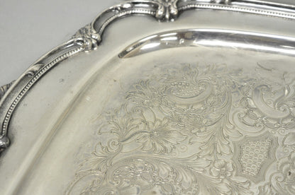 Vintage 1847 Rogers Bros "Remembrance" 9898 Silver Plated Serving Platter Tray