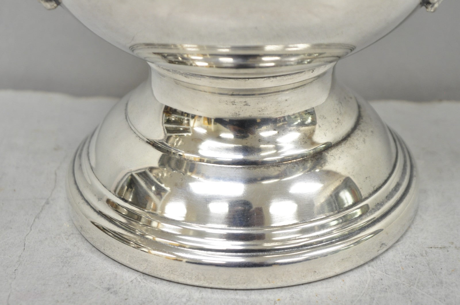 Vintage Leonard Silver Plated Trophy Cup Urn Champagne Chiller Bar Ice Bucket