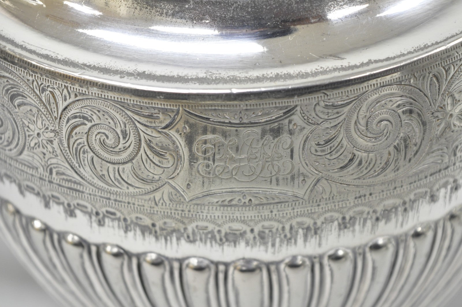 Antique James Dixon & Sons 4186 Victorian Silver Plated Tea Service Set - 4 Pcs