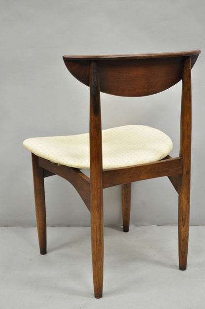 Vintage Lane Perception Mid Century Modern Walnut Dining Side Chair