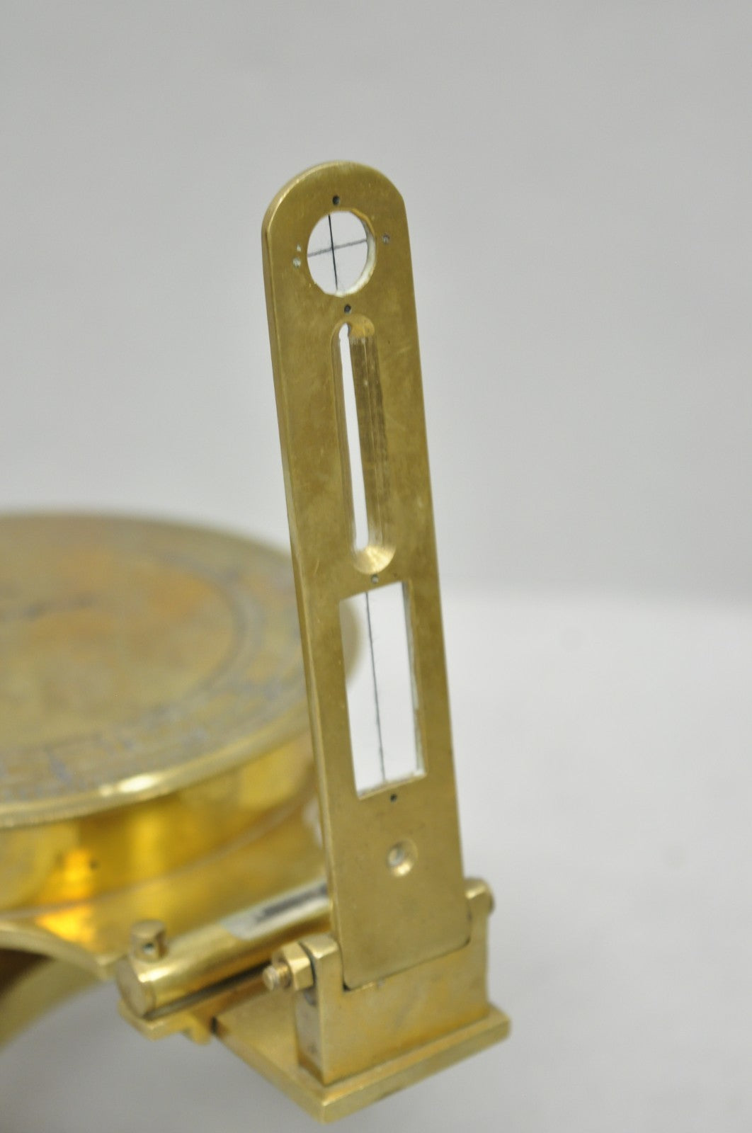 Vintage Victorian Ash & Son Makers Brass Maritime Ship Compass Birmingham Cover