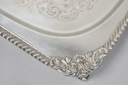 Vintage English Sheffield Edwardian Silver Plated Tea Set w/ Tilting Pot 7 Pcs