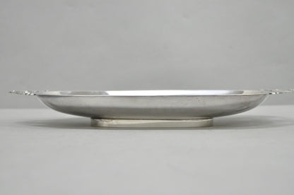 Vintage Denmark Gidom Fraberg Designed Silver Plated Narrow Trinket Candy Dish