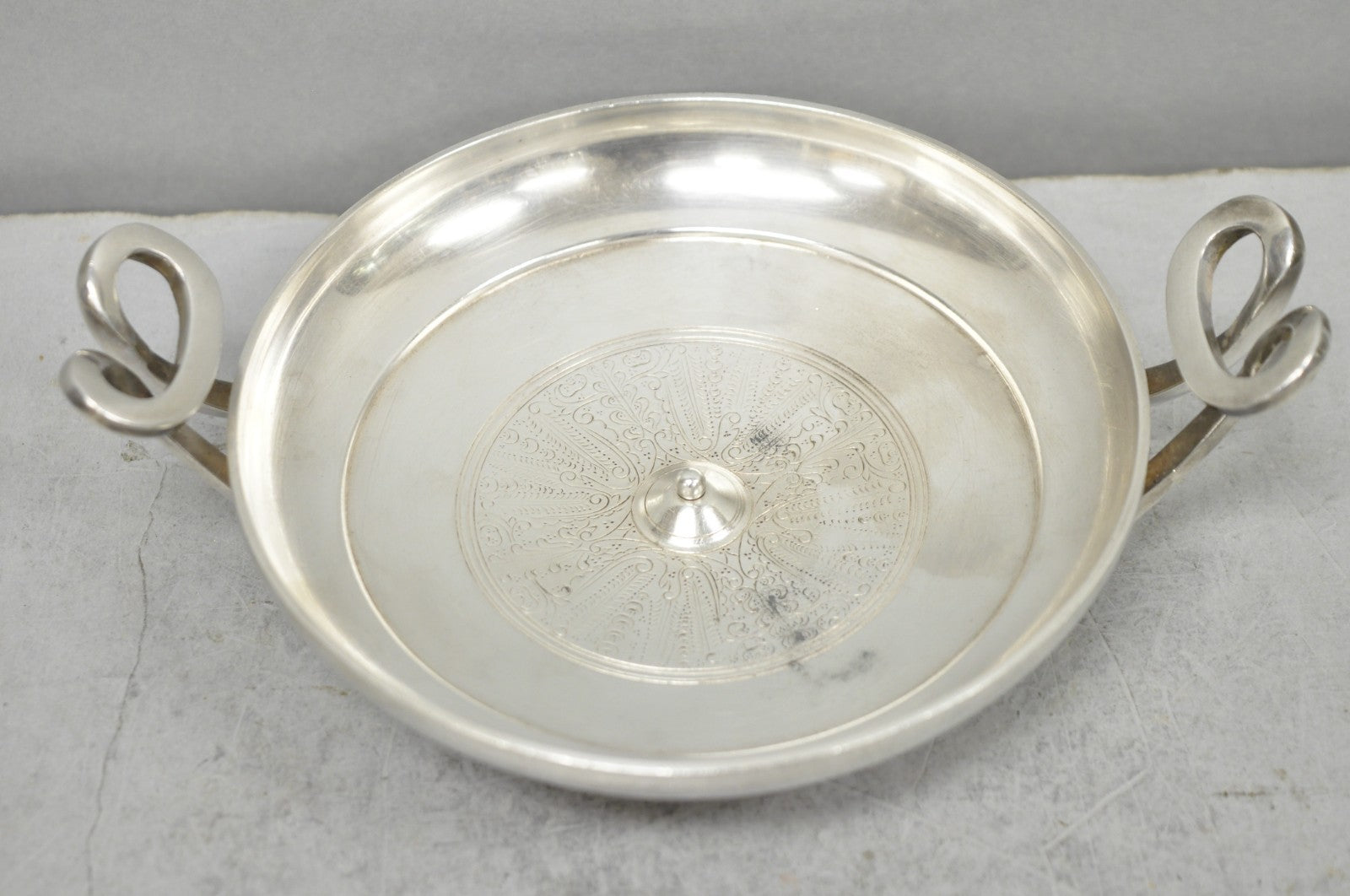 Vintage Gorham Metropolitan Museum of Art Silver Plated Greek Kylix Cup Bowl