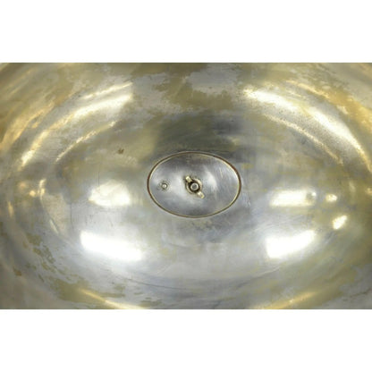 Antique English Sheffield Regency Silver Plated Meat Dish Serving Cover Dome Lid