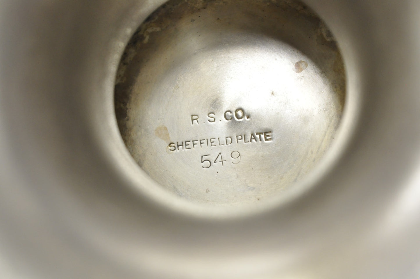 Vintage RS Co Sheffield Silver Plated Trophy Cup Pedestal Compote Fruit Bowl