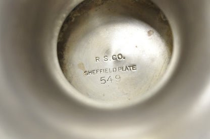 Vintage RS Co Sheffield Silver Plated Trophy Cup Pedestal Compote Fruit Bowl