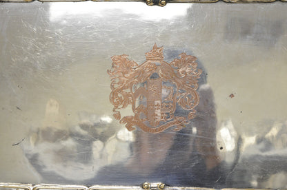 French Renaissance Bacchanal Scene Silver Plated Bacchus Figural Platter Tray