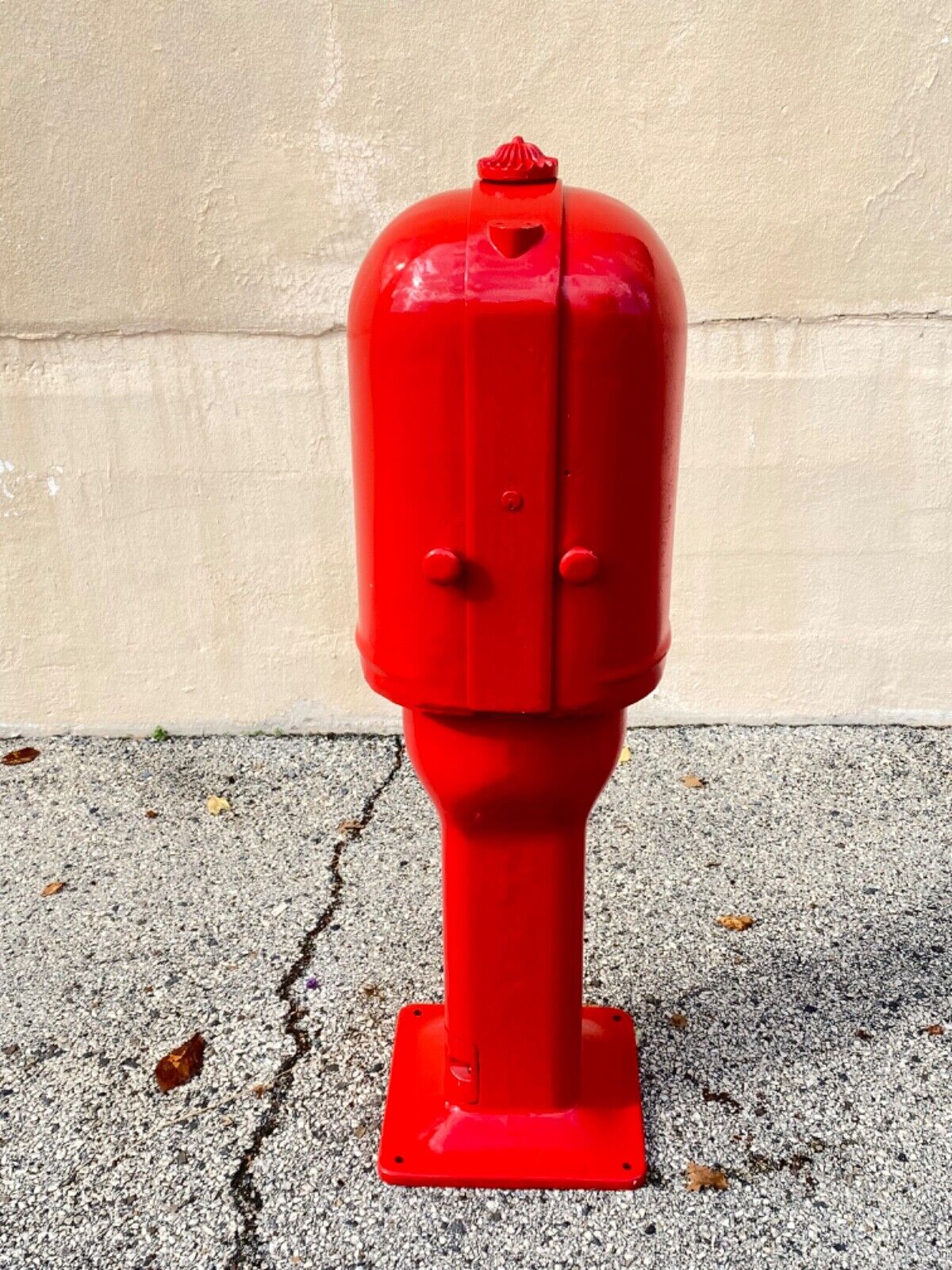 Antique Gilbert & Barker Red Self Measuring Type 208 Vintage Curbside Gas Pump