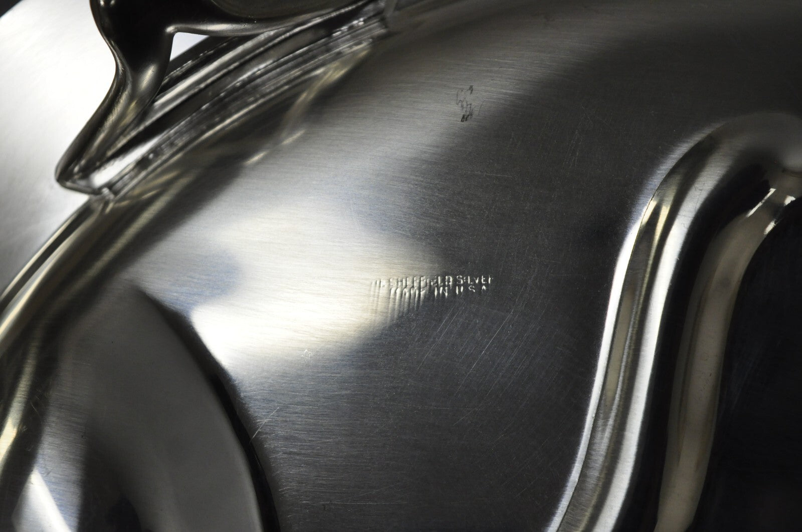 Vintage Sheffield Victorian Silver Plated Meat Cutlery Oval Serving Platter Tray