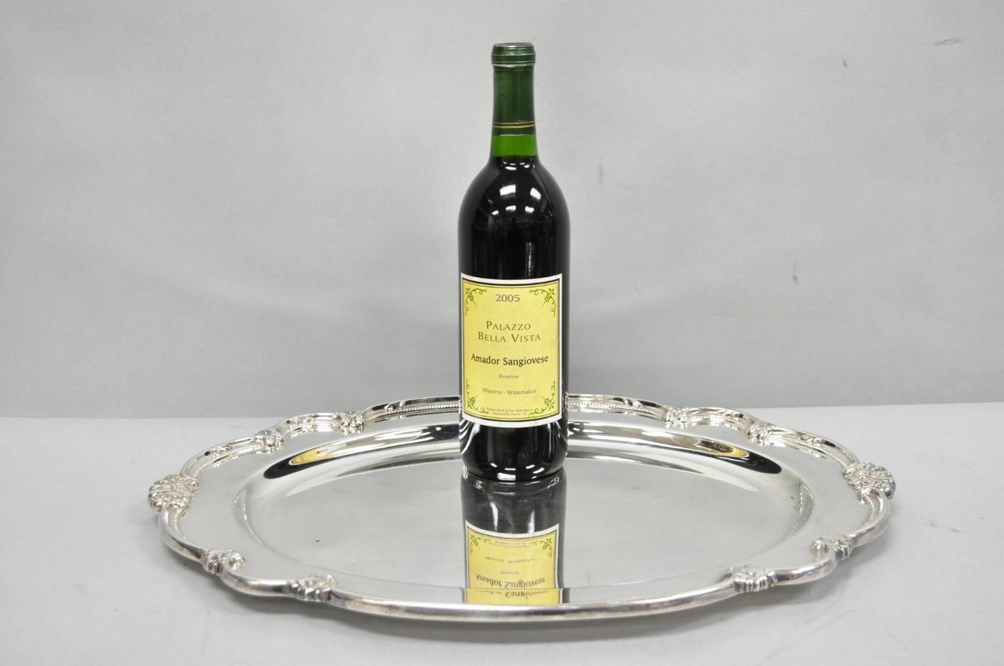 Vintage 1847 Rogers Bros "Remembrance" Oval Silver Plated Serving Platter Tray
