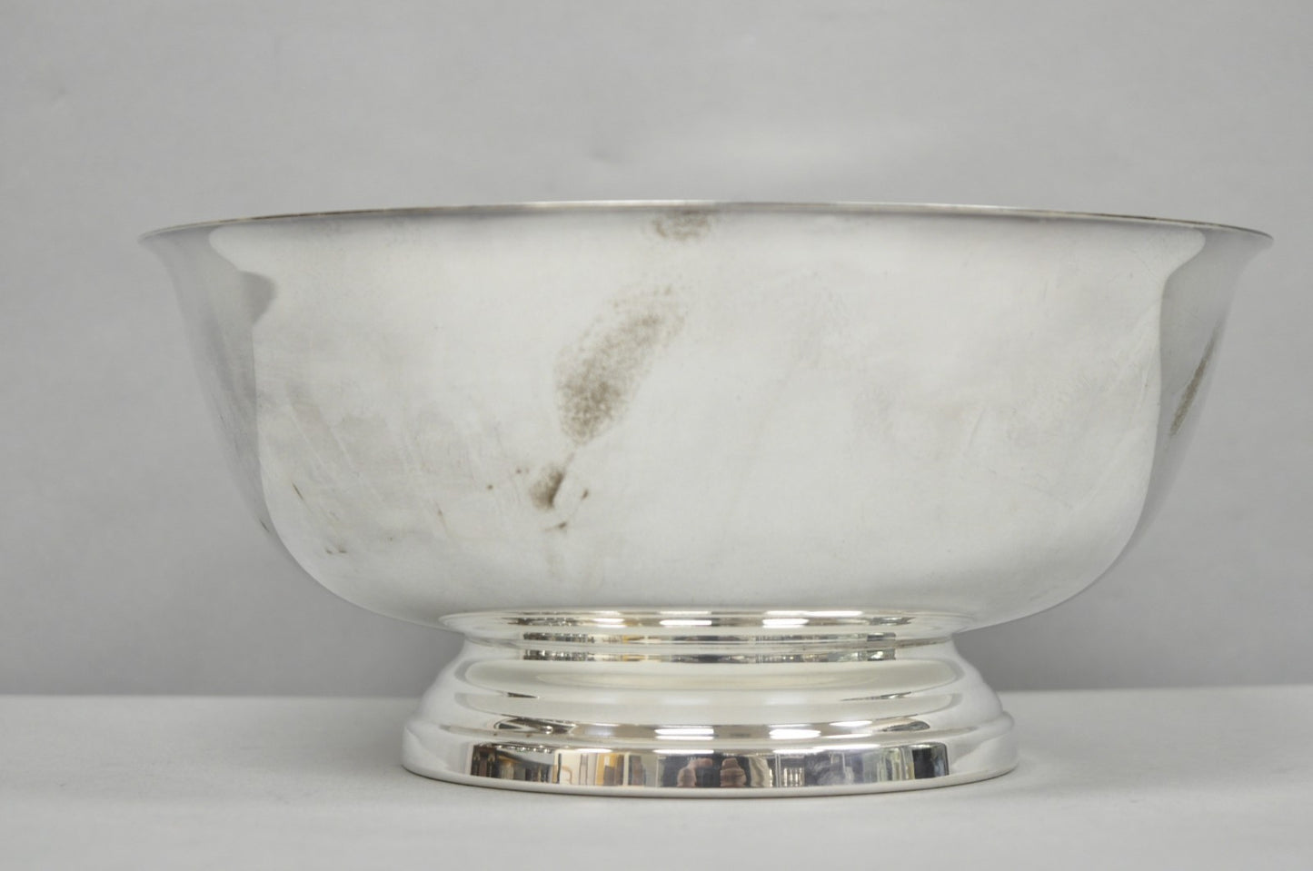 Vintage Gorham YC 781 Silver Plated 9" Round Modern Serving Bowl