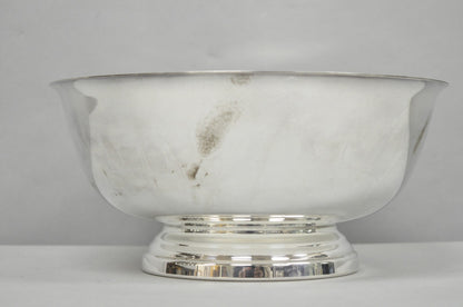 Vintage Gorham YC 781 Silver Plated 9" Round Modern Serving Bowl