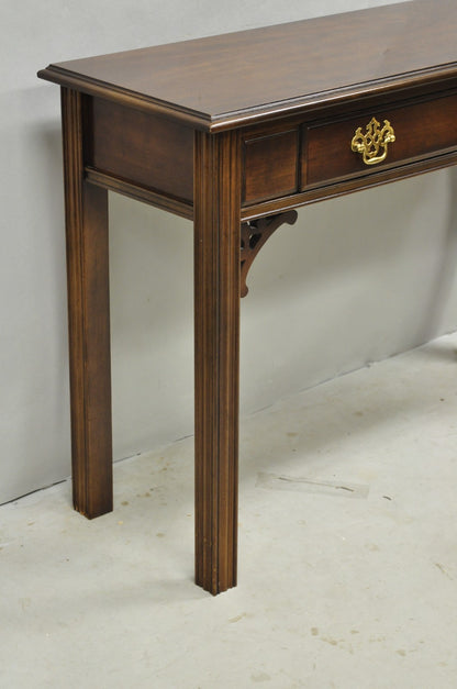 Vintage Lane Altavista Georgian Chippendale Cherry Wood Small Console Table