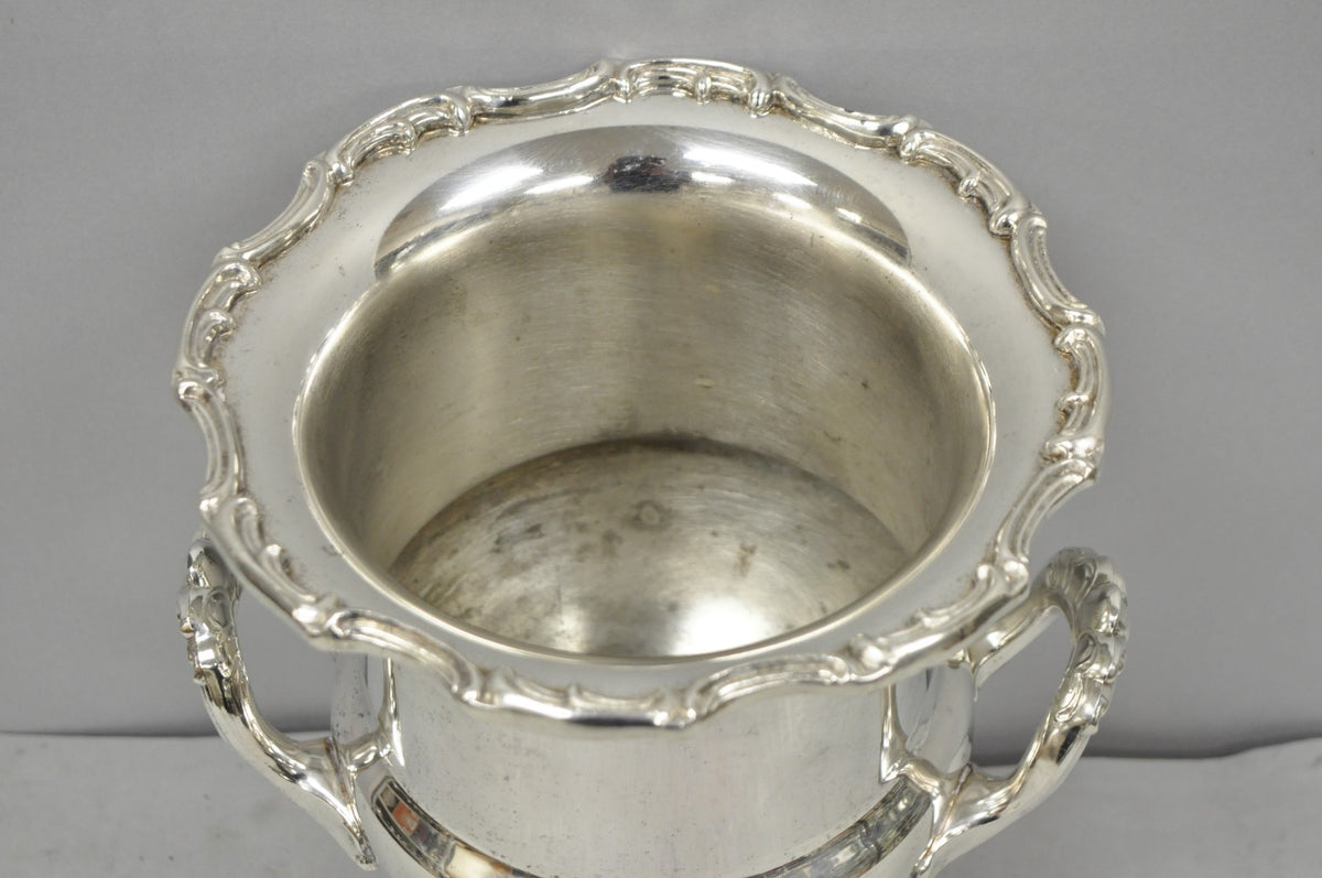 Vintage Leonard Silver Plated Trophy Cup Urn Champagne Chiller Bar Ice Bucket