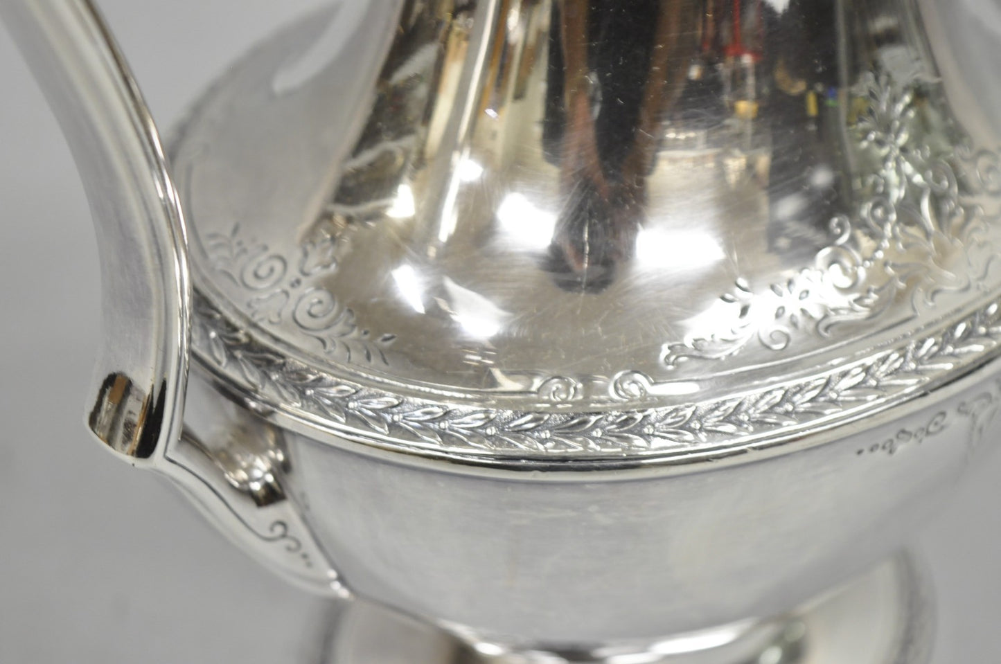 Vintage 1847 Rogers Bros. Silver Plated Argosy Victorian Water Pitcher