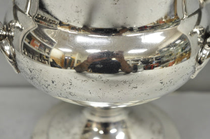 Vintage WM Rogers "Spring Flower" Silver Plated Champagne Chiller Bar Ice Bucket