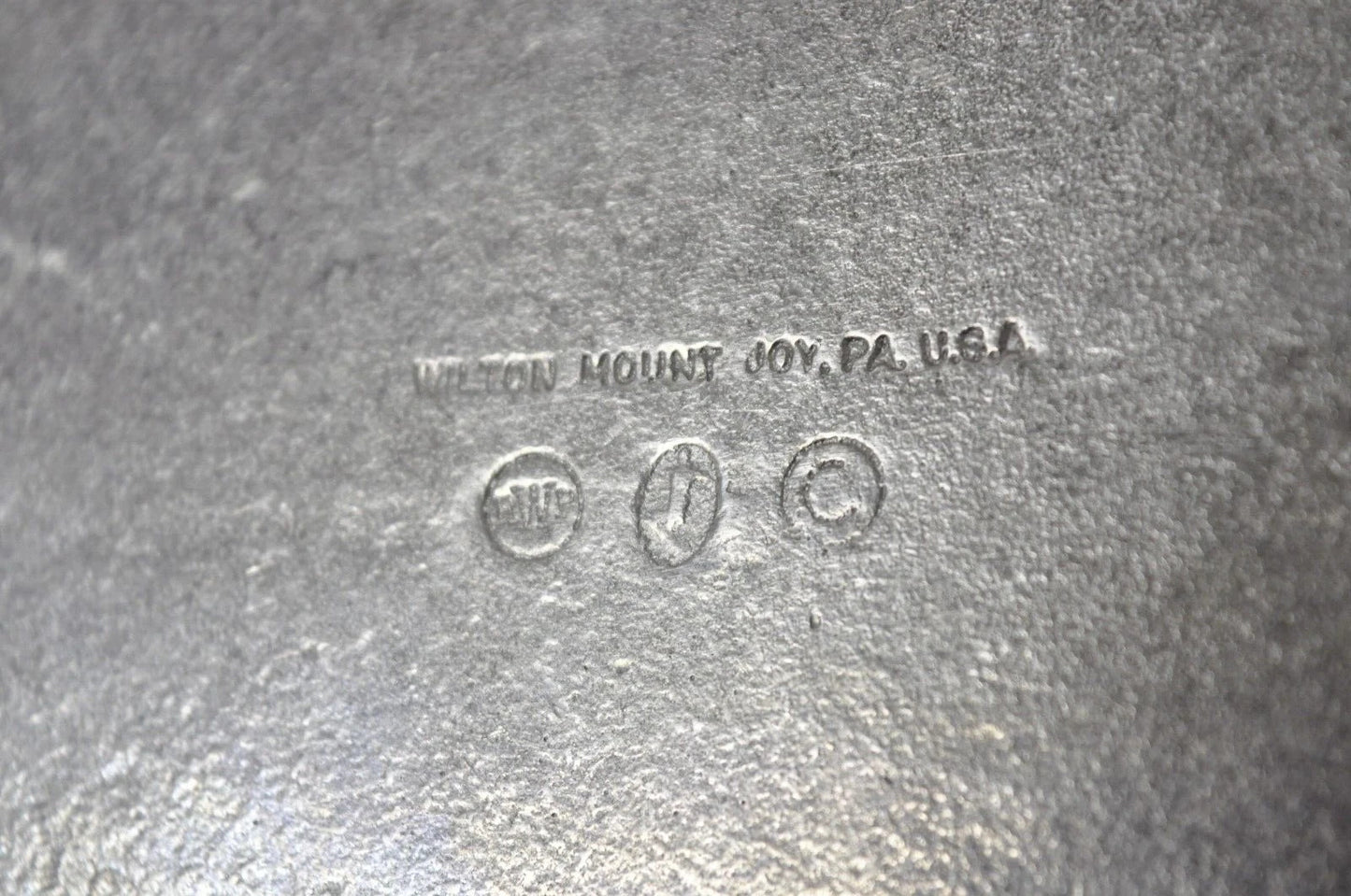 Vintage Wilton Mount Joy, PA Silver Plated Cast Aluminum 14" Dish Platter Tray