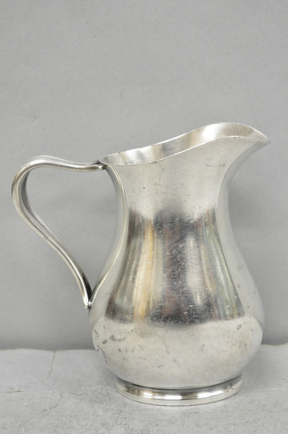 Vintage 1940s US Navy Reed & Barton Silver Plated Soldered Small Creamer Pitcher