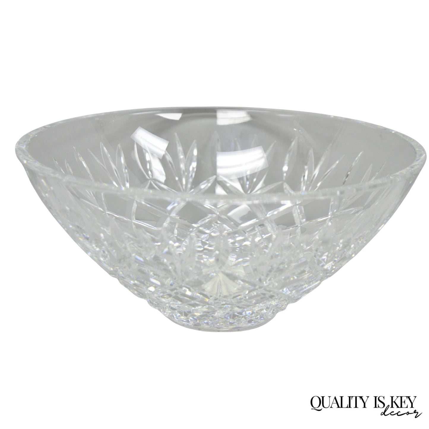 Waterford Cut Crystal Lead Glass 10" Centerpiece "Gallagher" Bowl 158709