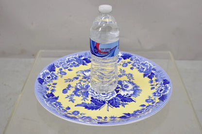 Spode 13" Garden Collection Flowers Poppy Blue Yellow Platter Dinner Plate, Each