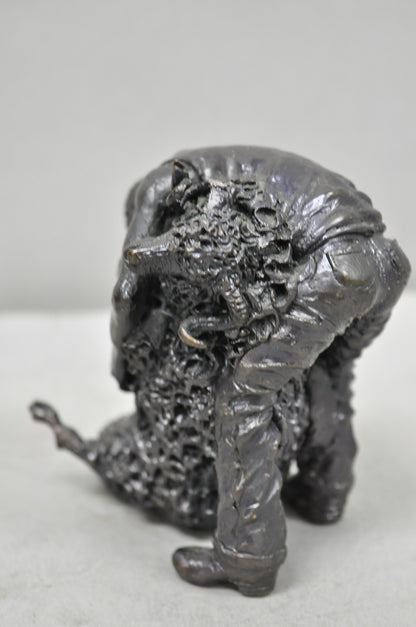 Eddie Hackman The Shearer Bronze Figure Limited Edition 1986 Australian Outback