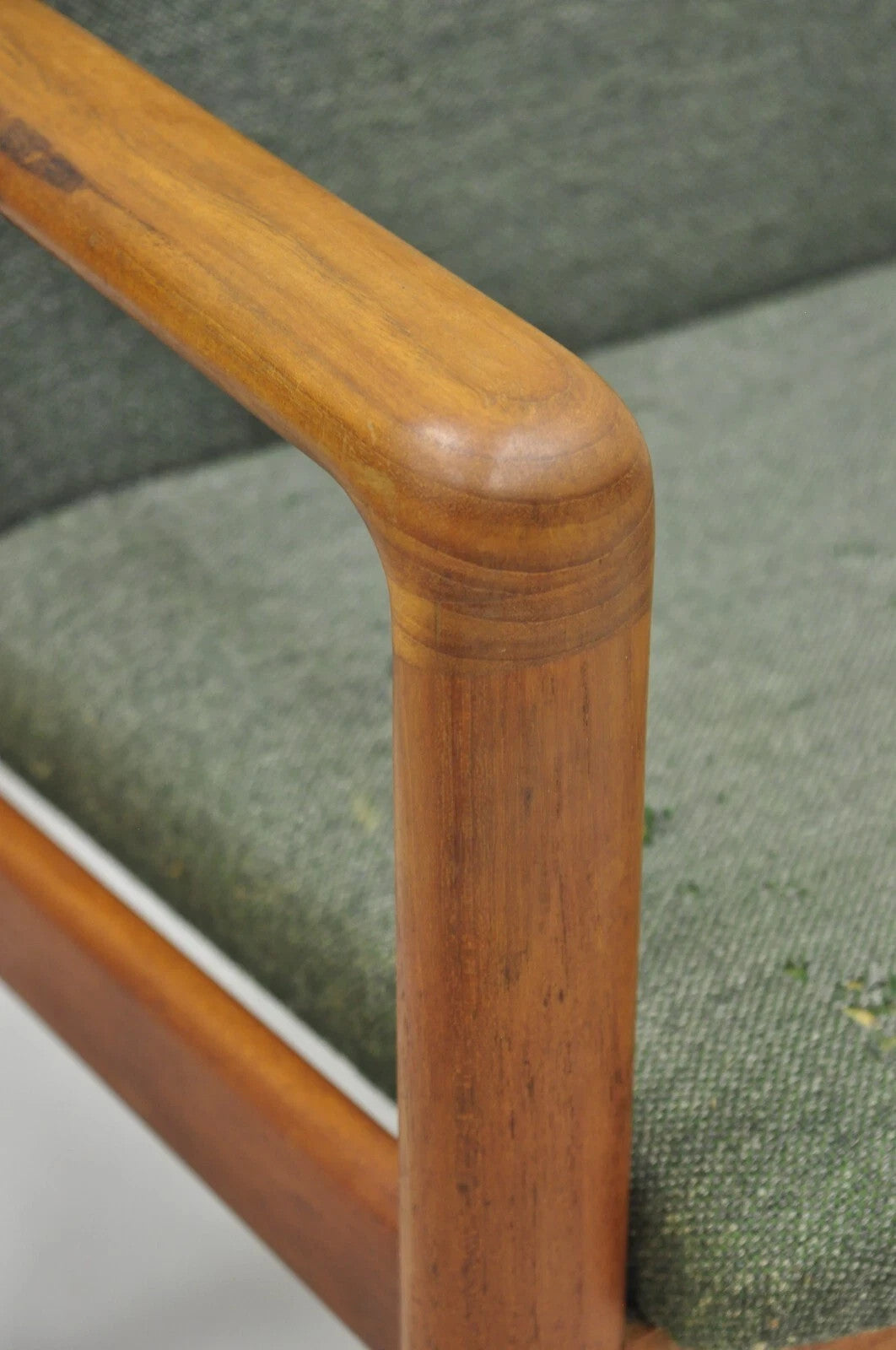 Vintage Schou Andersen Mobelfabrik Mid Century Danish Modern Teak Wood Arm Chair