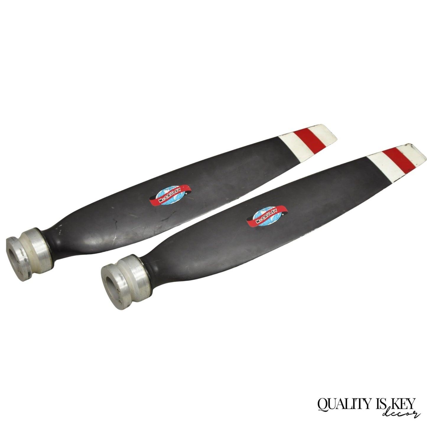 Vintage McCauley TCP3EA Aluminum Propeller Blades Model 90DCB-8 - 2 Pc Set