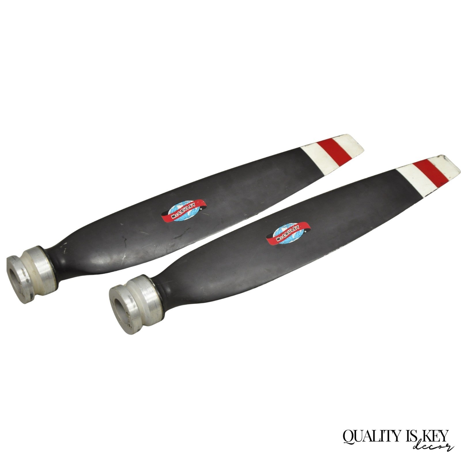 Vintage McCauley TCP3EA Aluminum Propeller Blades Model 90DCB-8 - 2 Pc Set