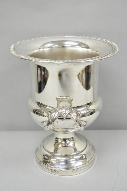 Vintage English Regency Style Silver Plated Champagne Chiller Bar Ice Bucket