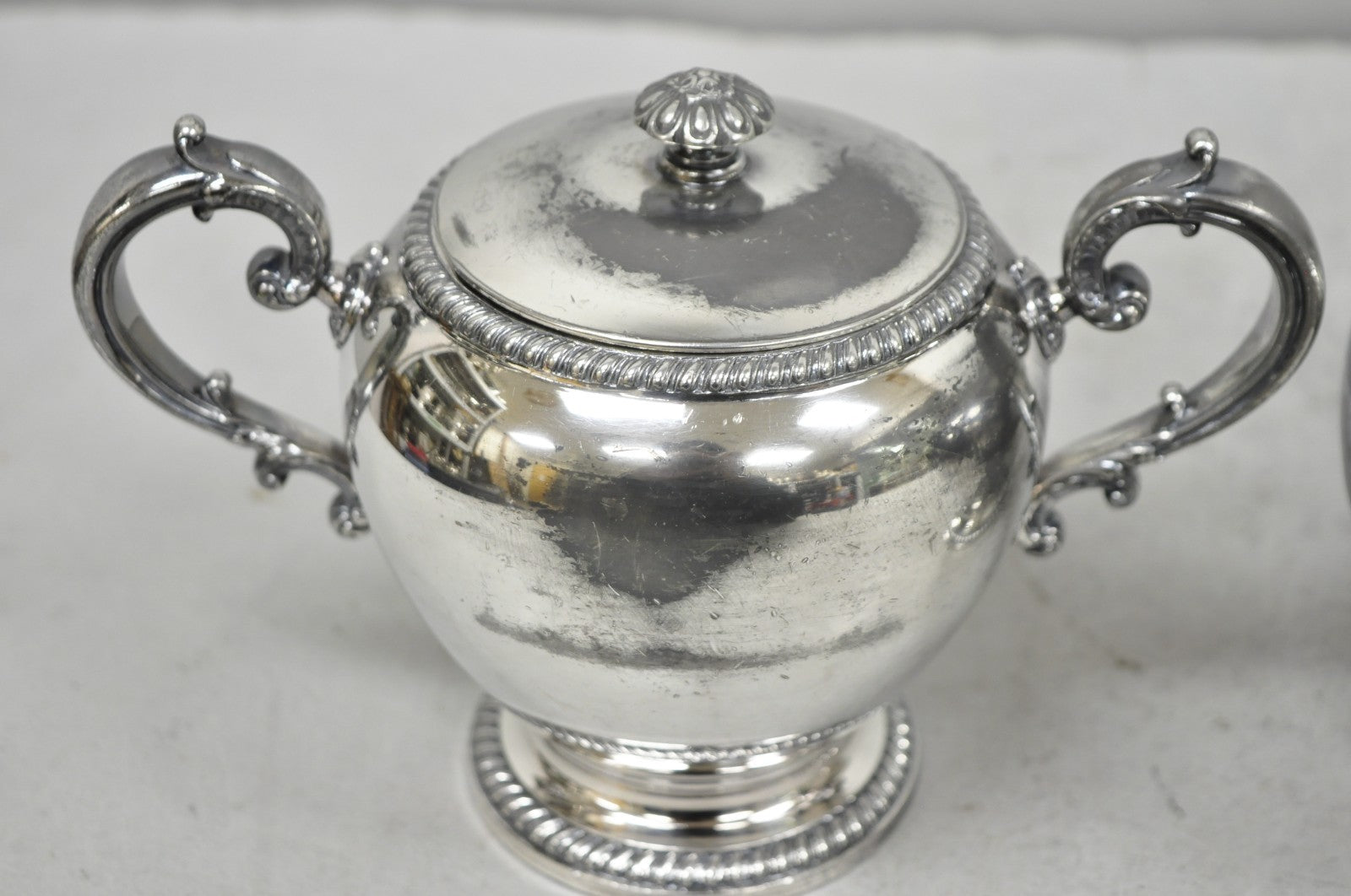 Antique Reed & Barton 4090 Silver Plated Victorian Tea Service  - 5 Pc Set