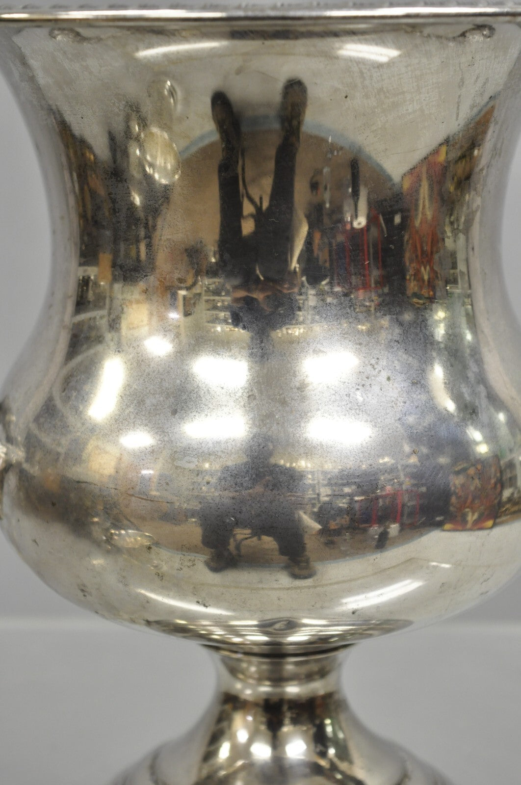 Sheridan Victorian Bulbous Silver Plated Champagne Chiller Wine Ice Bucket