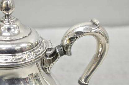 Vintage Rogers Bros Remembrance 9802 Victorian Silver Plated Teapot Tea Kettle