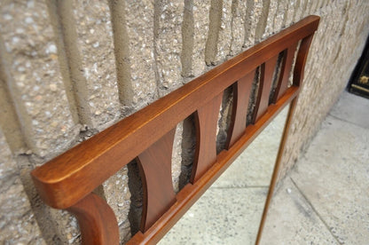 Vintage Mid Century Modern Walnut Kent Coffey Broyhill Brasilia Style Mirror