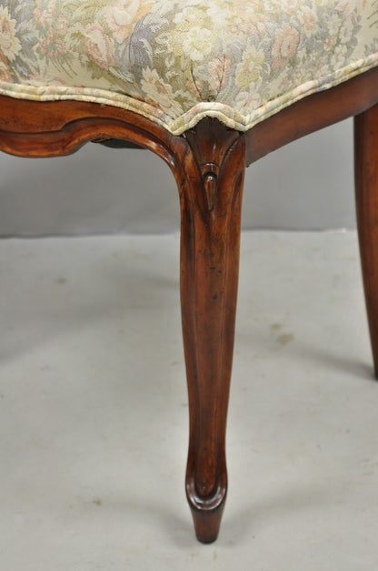 Antique Victorian Mahogany Pretzel Balloon Back Parlor Side Chairs - a Pair