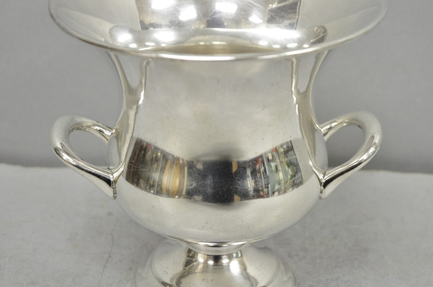 Vintage Leonard Small Silver Plated Trophy Cup Urn Champagne Chiller Ice Bucket