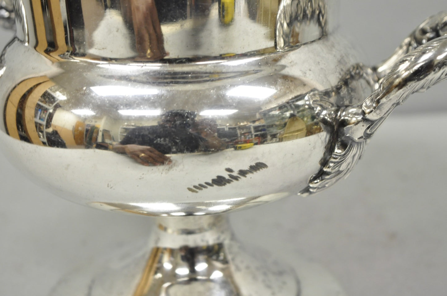 Vintage Victorian Silver Plated Trophy Cup Urn Champagne Chiller Ice Bucket