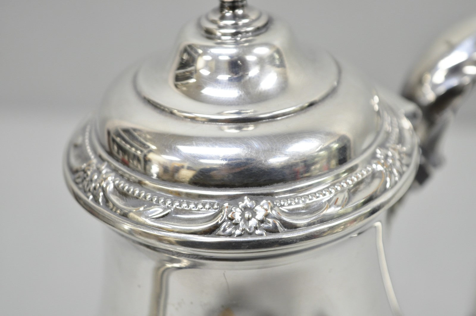 Vintage Rogers Bros. "Remembrance" Silver Plated Victorian Coffee Pot Teapot