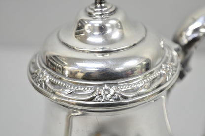 Vintage Rogers Bros. "Remembrance" Silver Plated Victorian Coffee Pot Teapot