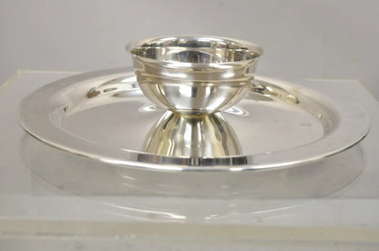Vintage WMA Rogers Regency Silver Plate Shrimp Cocktail Serving Dish Platter