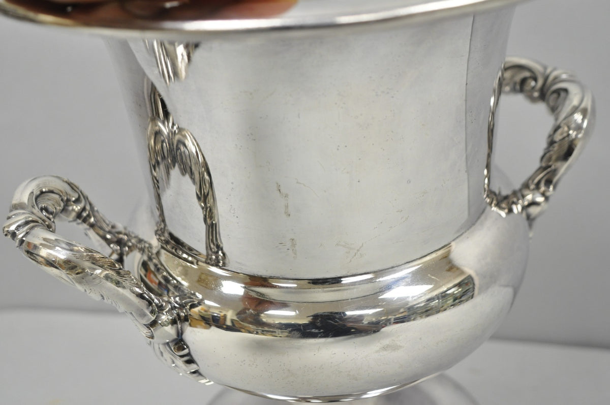 Vintage Bristol Silver Plated Trophy Cup Urn Champagne Chiller Bar Ice Bucket